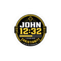 John 12:32 Christianity Vinyl Sticker — Faith in Progress Kiss-Cut Decal