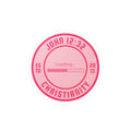 Christianity Loading Sticker — John 12:32 Pink Vinyl Decal (Kiss-Cut)